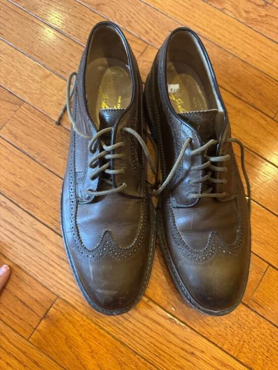 MENS FRYE 84625 JAMES WINGTIP OXFORD SHOES SIZE 10D (800 main image 9